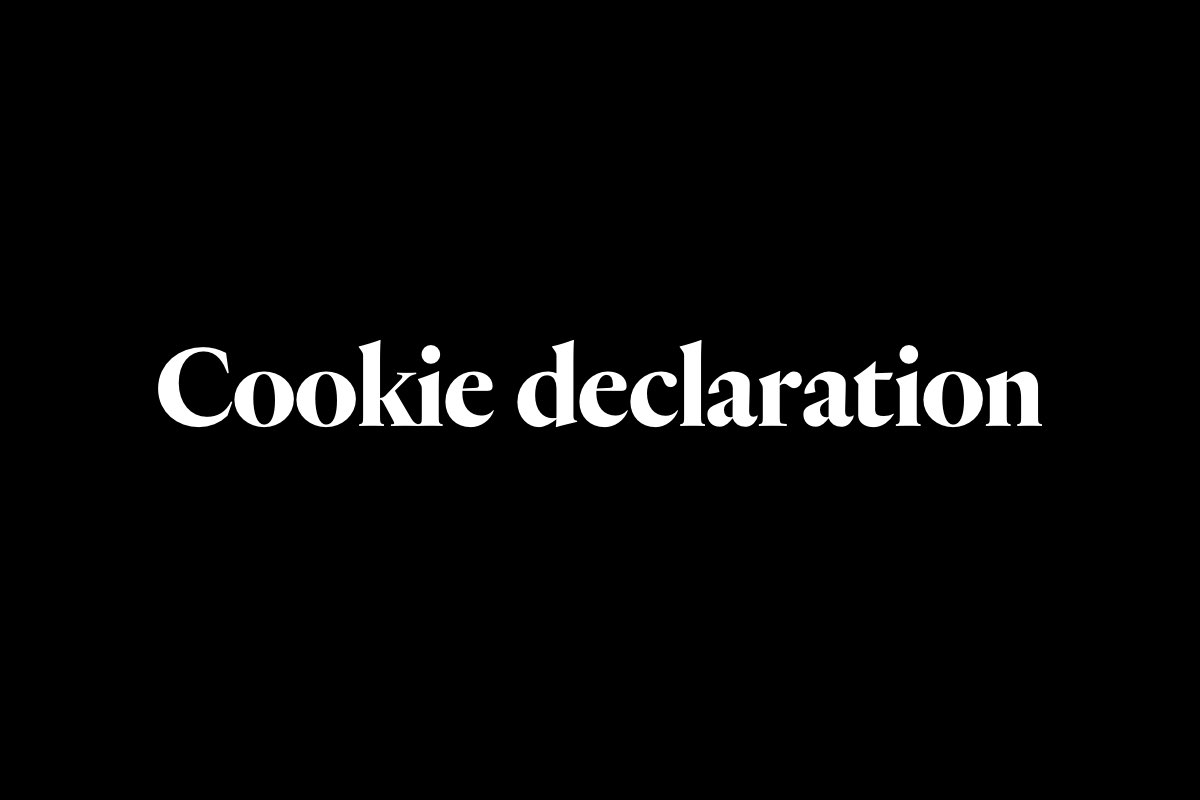 Cookie declaration | Design Portfolio